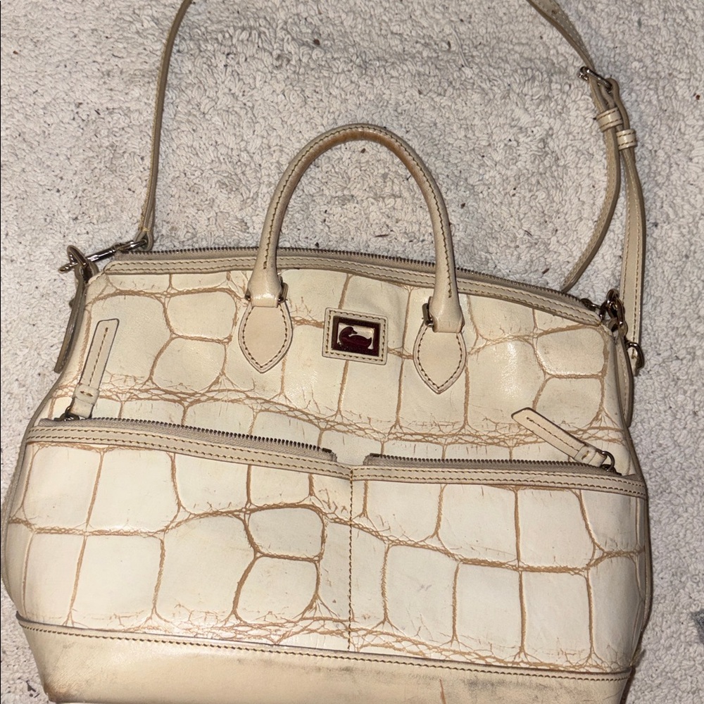 Dooney & Bourke Crocodile Leather Satchel OR SHOULDER BAG ;
